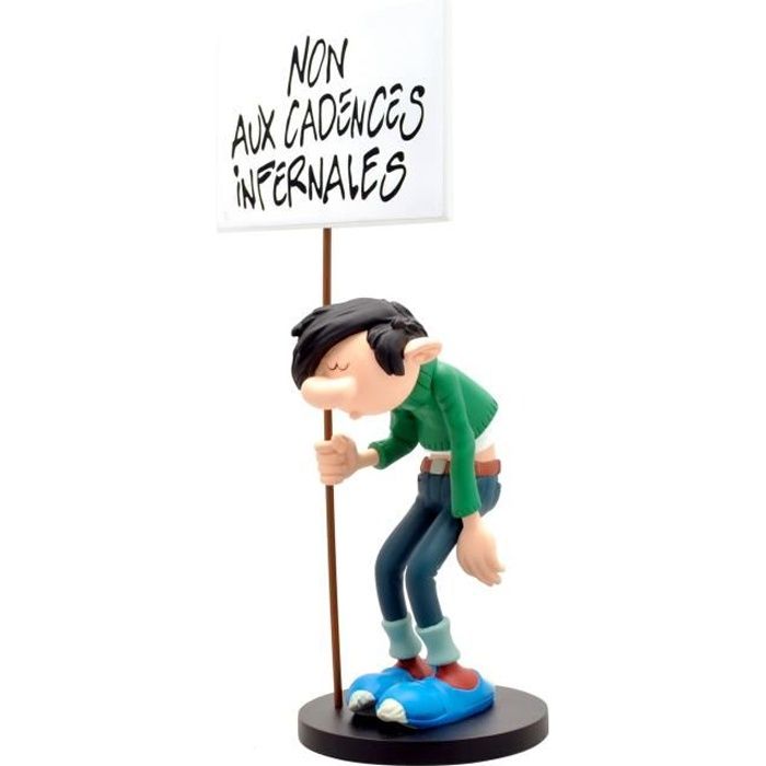 Figurines Personnages 309 Figurine Bande Dessinée Sa Pancarte Non Cadences Infernales
