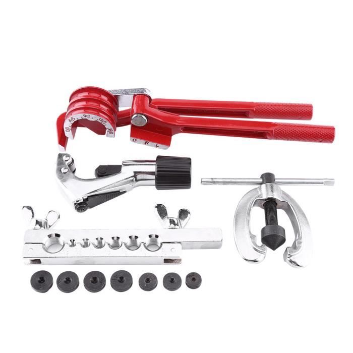 Kit D'évasement Tuyau 11 Pièces - Pour Frein Et Carburant, Avec Coupe-tube Et Outil De Pliage