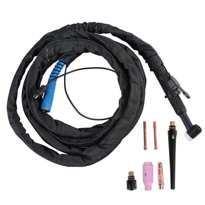 Gaine De Câble Pour Torche De Soudage TIG/MIG - Cuir, 3.5 M, Jaune
