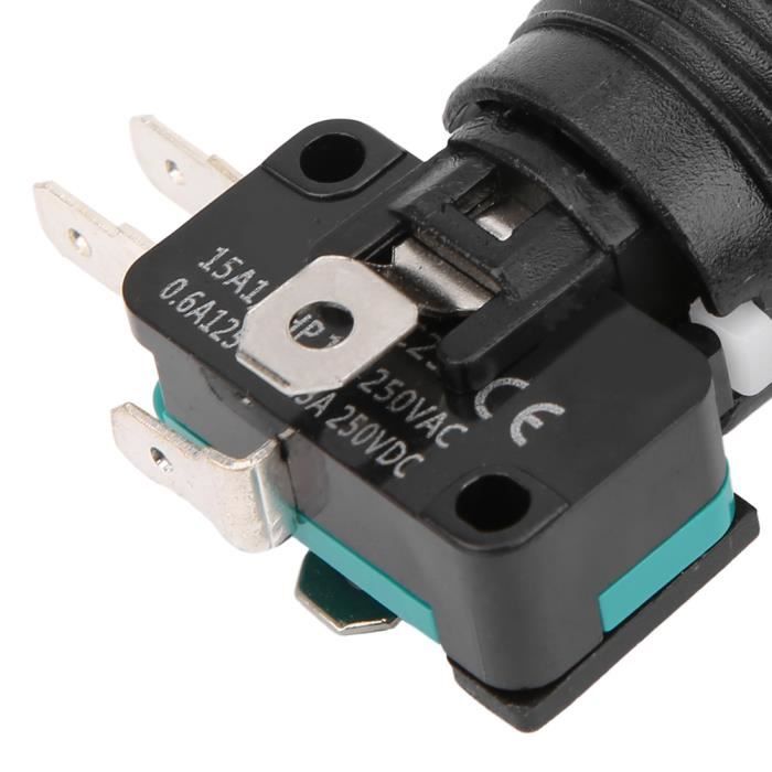 Bouton De Sonnette Automatique Uxcell - Réarmement Rapide, Idéal Pour Porte D'entrée (250V)