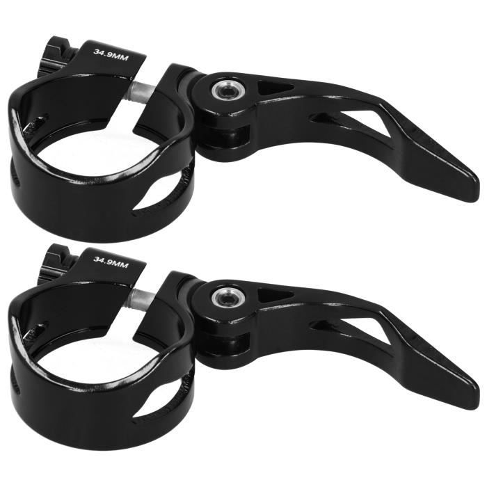 Pince tige de selle vélo dégagement rapide levier alliage d'aluminium