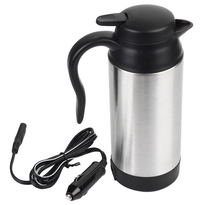 Fdit Coupe chauffe-eau Thé de café de bouilloire électrique de voiture  d'acier inoxydable de 750ML pour la tasse de chauffage de - Cdiscount  Electroménager