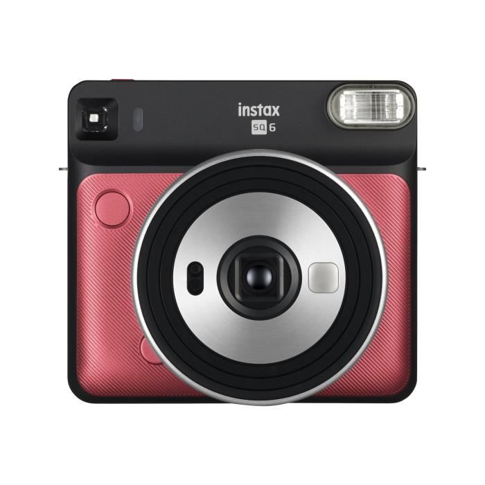 Fujifilm Instax SQUARE SQ6 Instantané objectif : 65.75 mm Rouge rubis