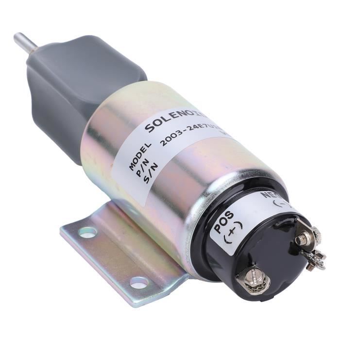 Pièce Excavatrice Yanmar Électrovanne D'extinction 12V 1503ES-12S5SUC5S - Pour Excavatrice YANMAR Solenoïde Arrêt Moteur