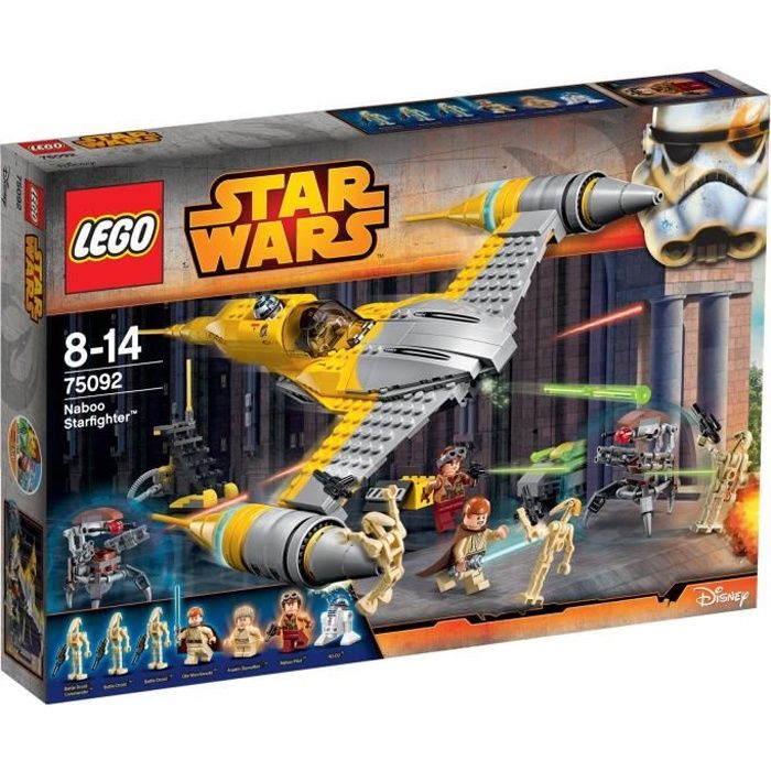 LEGO® Star Wars 75092 Naboo Starfighter™ Reconditionné - Lego reconditionné disponible sur Cdiscount Seconde Vie