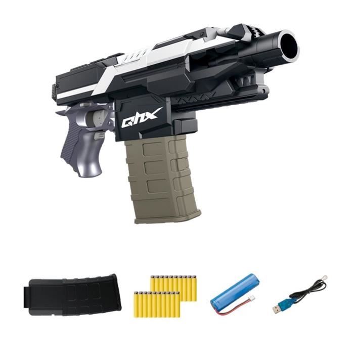 Pistolet Airsoft Blaster jouet électrique 1pc avec 20 balles souples en  plastique Q24, noir - Cdiscount