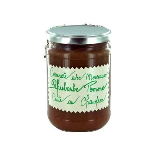 LUCIEN Compote Pomme Rhubarbe 590 g Cdiscount Au quotidien