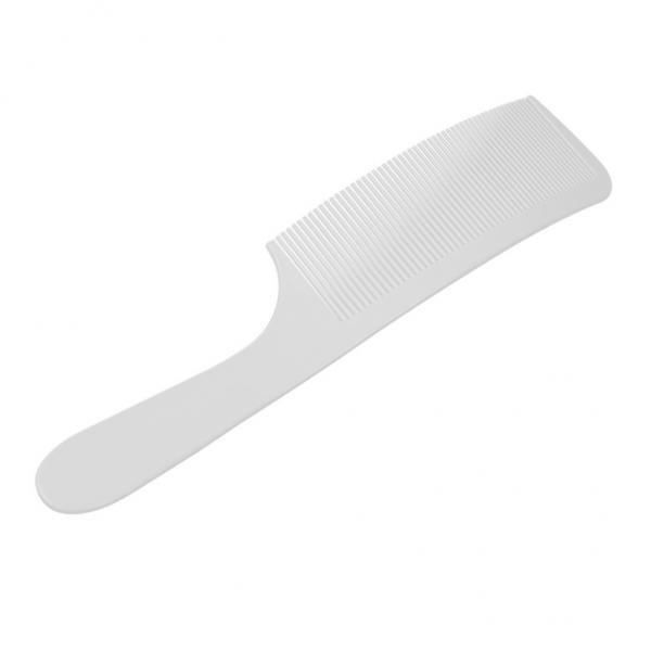 Peigne Plat Pour Coupe Dégradée Hommes - 19.7x7.5 Cm ABS Gris - Neuf