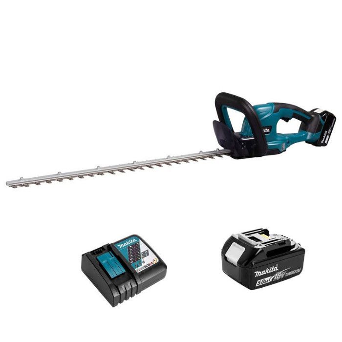 Makita DUH 607 RT Taille haies sans fil 18 V 60 cm + 1x batterie 5 0 Ah + chargeur - vue 2