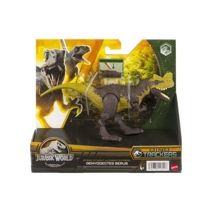 Comparer les prix de Dinosaure Genyodectes Serus Jurassic World Dino Extreme Combat 19 cm Set Animaux Prehistorique Trackers Brun 1 Carte Tigre
