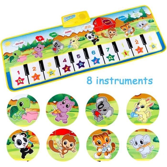 Tapis De Piano Musical Pour Bébé Et Enfant À Quatre Pattes - Couverture