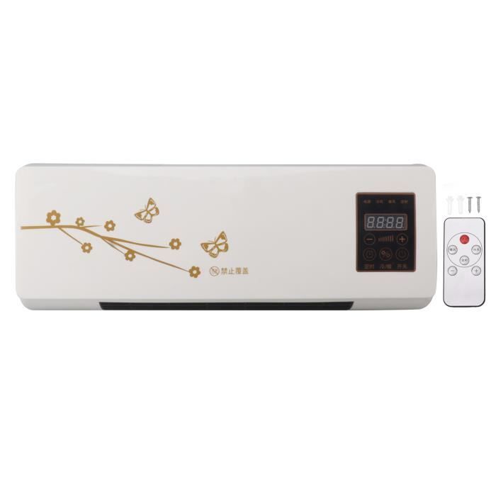 Mini Climatiseur Mural Portable 2 En 1 Froid/chaud - Avec Télécommande, Pour Chambre, Bureau, Camping - Prise UE 220V - 3