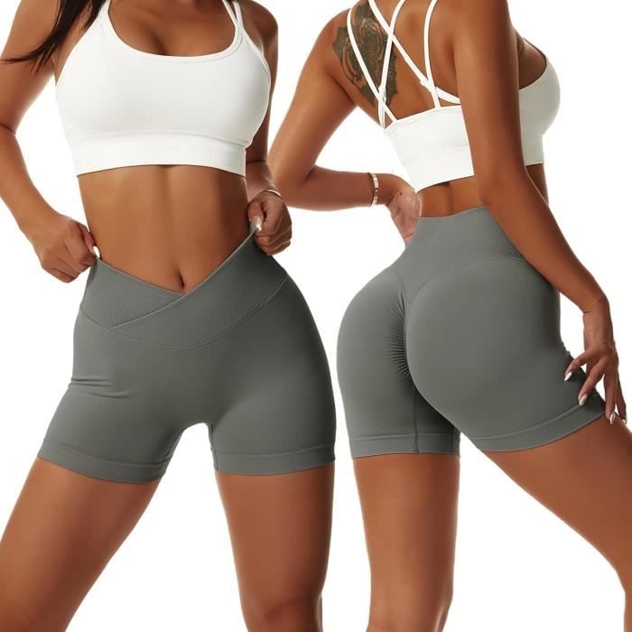 Short Femme Sport Cycliste,Short Cycliste Femme,Haute Leggings Push Up Short ,Shorts De Yoga Femmes Taille Haute Legging,pour Le Yoga Le Fitness, La  Gym, Le Sport (as4, Waist_Inseam, m, Numeric_32) : : Mode