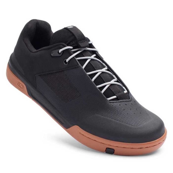 Crank Brothers Mixte Dentelle Tampon Chaussures de Cyclisme - Gomme Noire et argentée