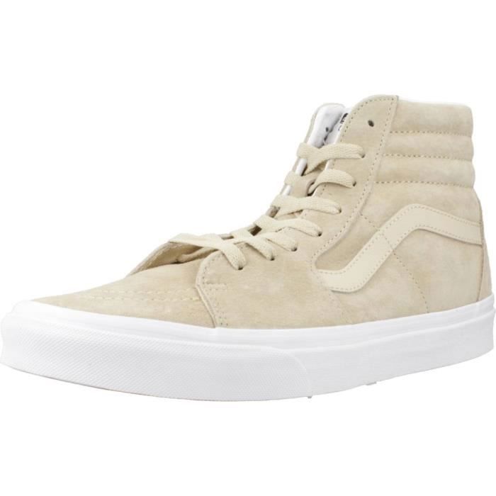 Vans VANS SK8-HI - VANS - Beige - Lacets - Mixte - Construction Vulcanisée