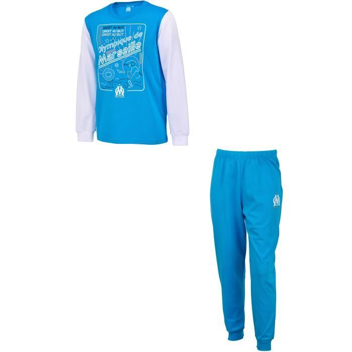 Ensemble jogging bébé garçon OM - Collection officielle Olympique de  Marseille - Cdiscount Sport