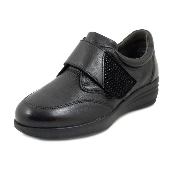 Caprice Chaussures pour femme en cuir souple noir semelle amovible CAPRICE