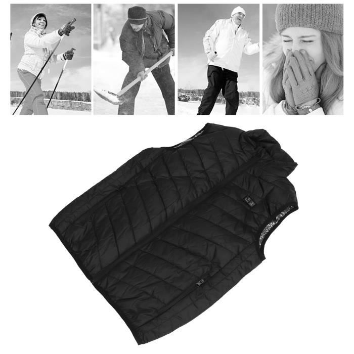 Gilet chauffant USB Gilet chauffant alimenté par USB 3 niveaux de