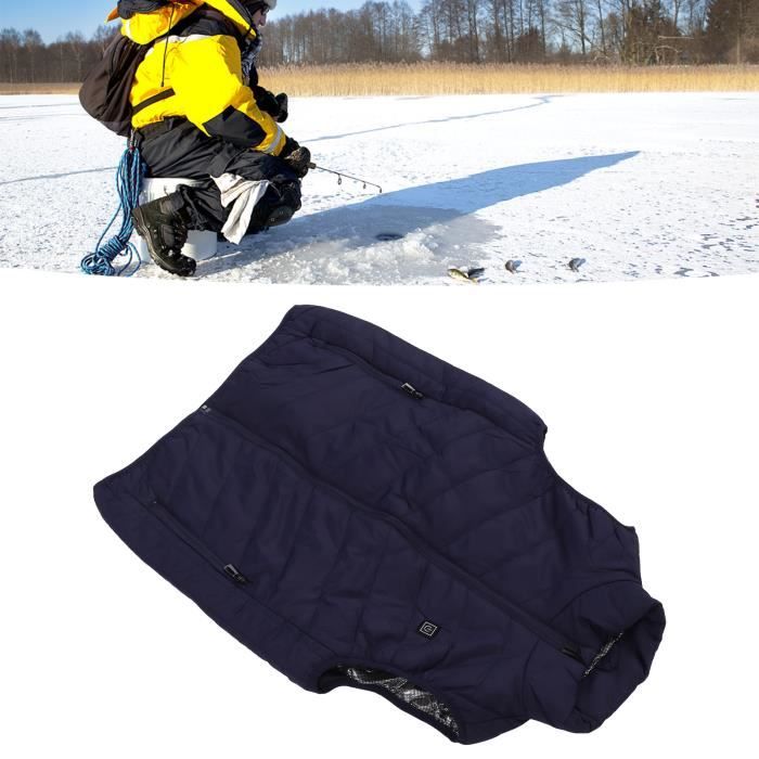 Manteau Chauffant Moto Seenlast Gilet Chauffant Femme - Veste Électrique , 3 Niveaux De Chaleur, Batterie 10000mAh Incluse 4 Zones Chauffantes