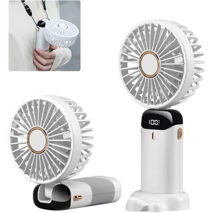 Starlyf Fast Fan Mini Ventilateur Portable Rechargeable 360°