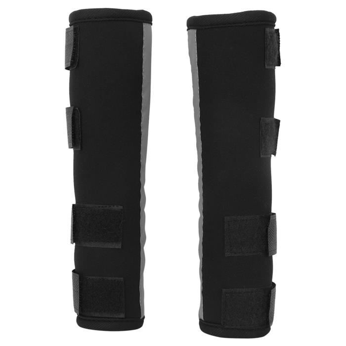 Meilleurs prix pour Enveloppements de compression de patte Attelle de jambe pour chien - OMABETA - L - Noir