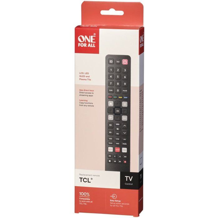 Télécommande de remplacement One for all pour téléviseurs TCL et Thomson - vue 3