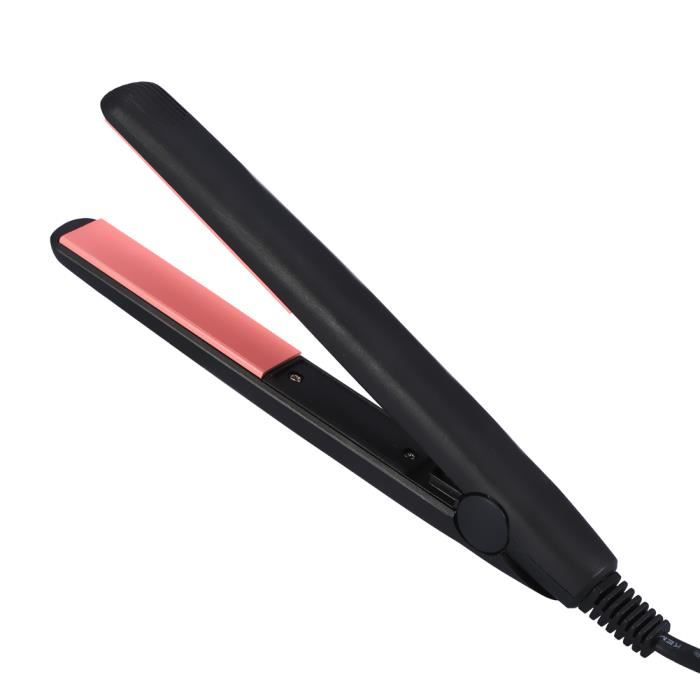 Mini Lisseur Sans Fil Professionnel - Fer à Curling Et Lissage - Noir - Pratique Nomade