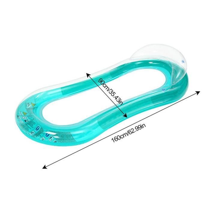 Canapé Gonflable Extérieur - Hamac Piscine, Plage, Camping - Gonflage Sans Pompe, 185 Cm, Support 200 Kg - 8