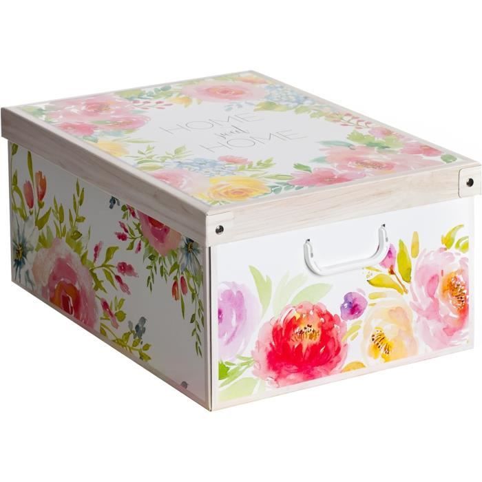 Boite de Rangement avec Couvercle, Boite en carton, Rangement Vetement Boite de Rangement avec Couvercle, Boite en carton, Rangement Vetement