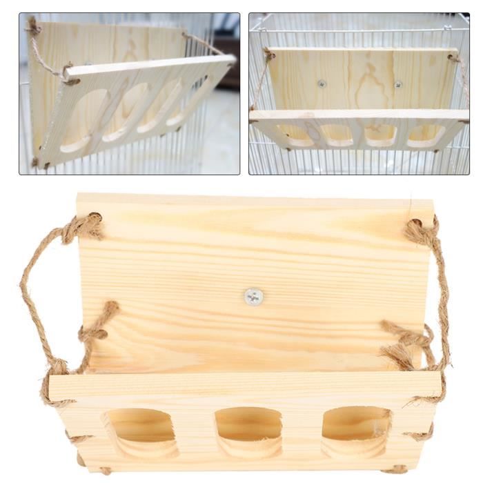 Comparer les prix de Mangeoire à foin - SHIPENOPHY - Bois - Pliable - Accessoires pour lapins - Intérieur