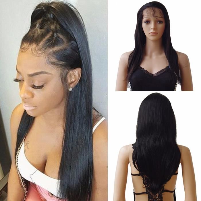 perruque lace wig cheveux humain