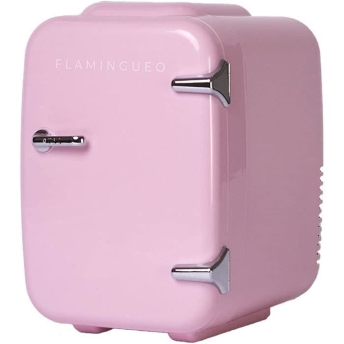 Mini-réfrigérateur, 8L Petit Refroidisseur Rose pour le Maquillage