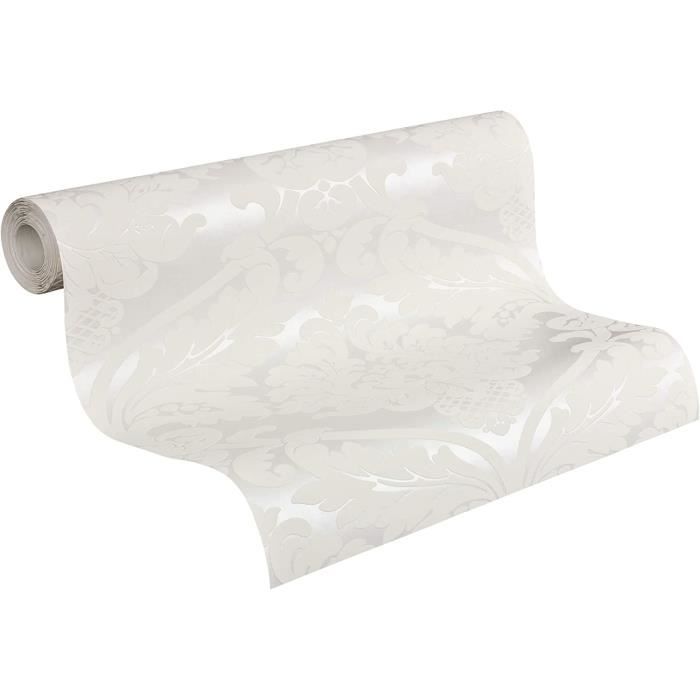 Papier Peint Blanc Brillantnull