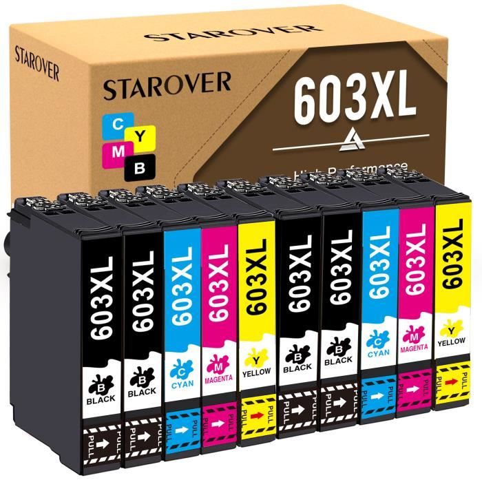 Lot De 4 Cartouches D'encre Noire Compatibles HP 363 – Marque Go Inks, 20ml, Neuves