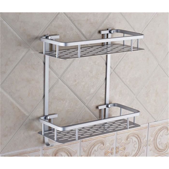 Etagère Cuisine Salle De Bains Acier Inoxydable De Rangement mural Rack Unique Etagère Cuisine Salle De Bains Acier Inoxydable De Rangement mural Rack Unique