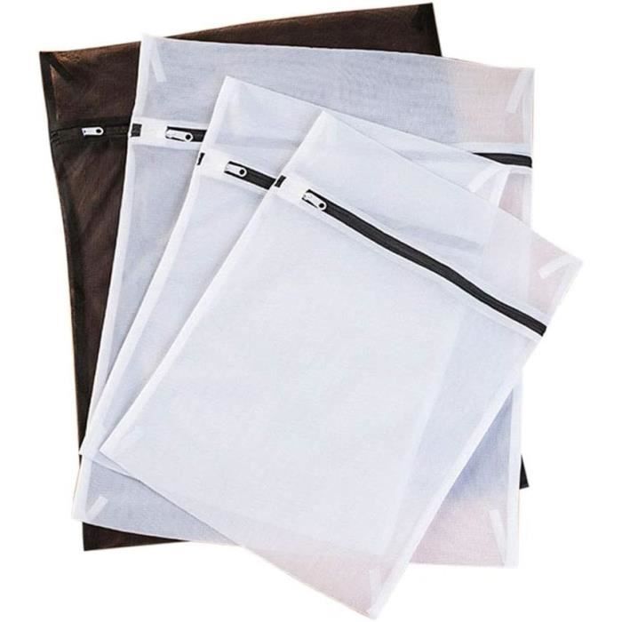 Lot 4 Sacs Lait Noix Nylon - 20x30cm Maille Fine - Réutilisables Pour Fromage, Café, Jus - Avec Cordon Serrage
