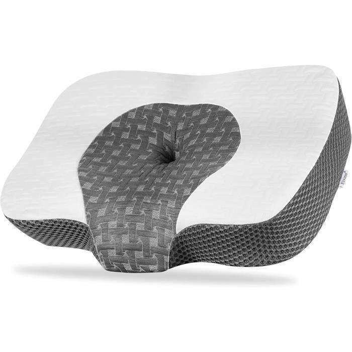 Oreiller en mousse à mémoire de forme pour le sommeil, lit de sommeil sain, orei
