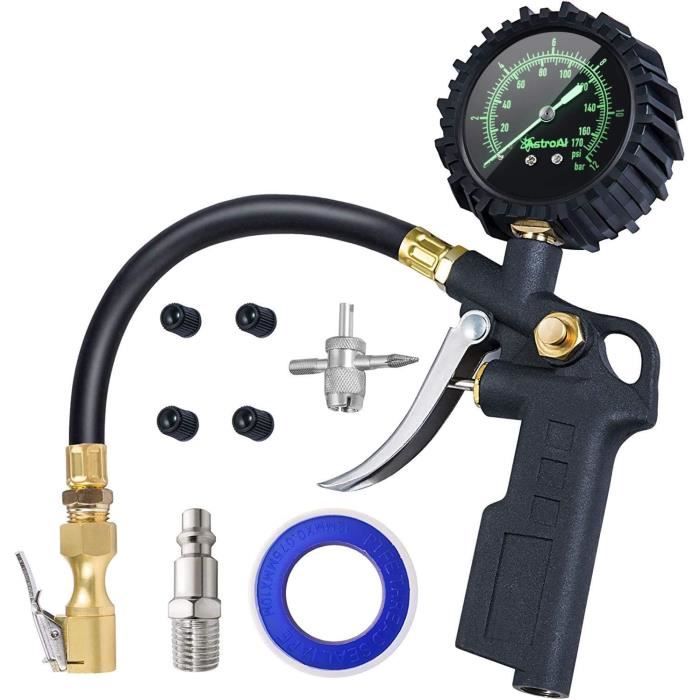 Manometre Pression Pneu,Gonfleur Pneu,Manomètre De Pression Des Pneus