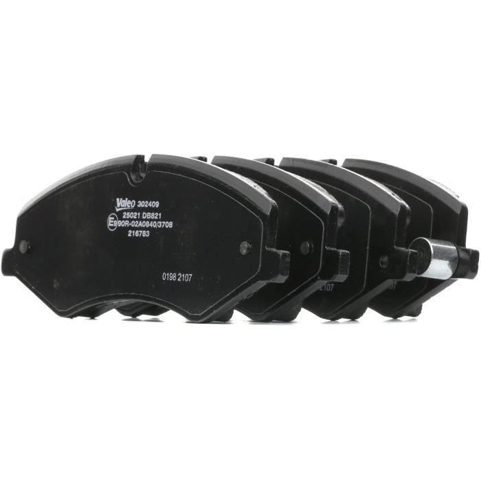 Plaquettes Frein Avant Valeo First 301091 - Jeu 4 Pièces Pour FIAT Panda