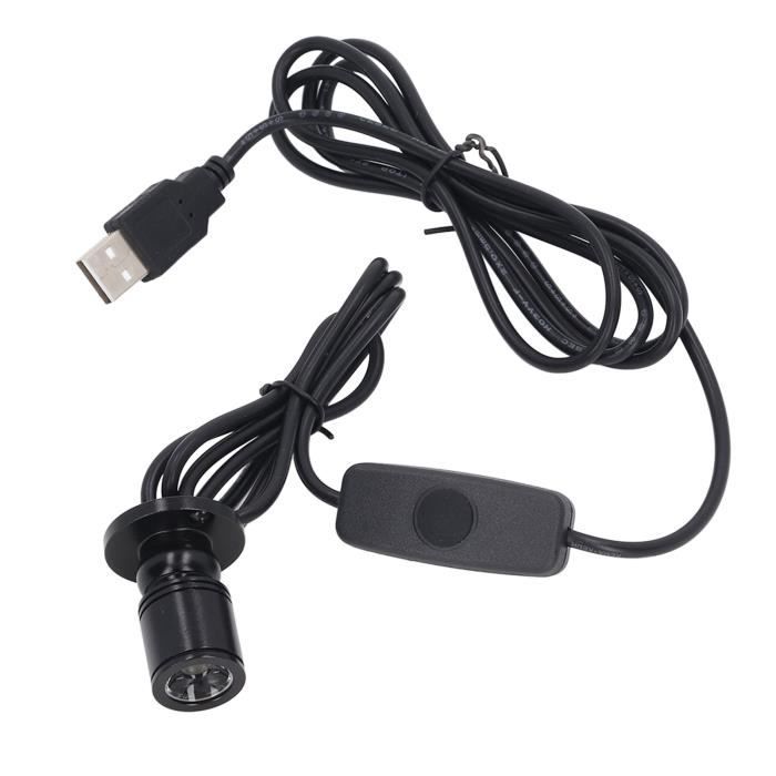 Produktbild von Fockety 4er Pack Mini Spotlicht, Um 360° Drehbarer, Dimmbarer LED Strahler Mit Dimmer, USB 5 V Akzentlichter, Bilderlicht Für Pflanzen, Schmuckvitrine, Gemäldebild, Modellregale (Warmes