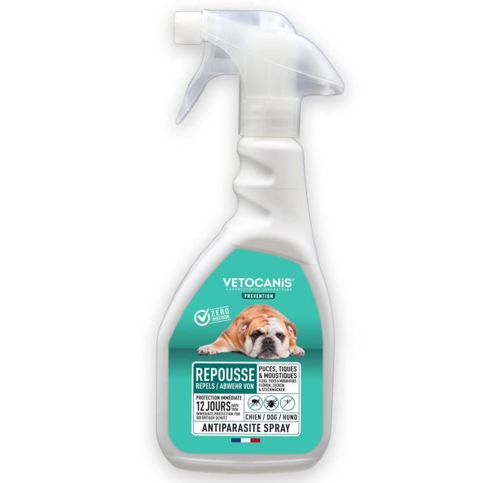 FRONTLINE Spray - Anti-puces et anti-tiques pour chien et chat - 500ml :  : Animalerie