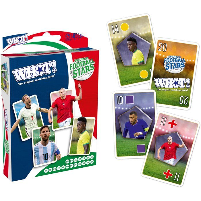 Jeu de Cartes Winning Moves WHOT! World Football Stars – 2 à 6 Joueurs, MPN WM06212-ML1-12 - vue 4
