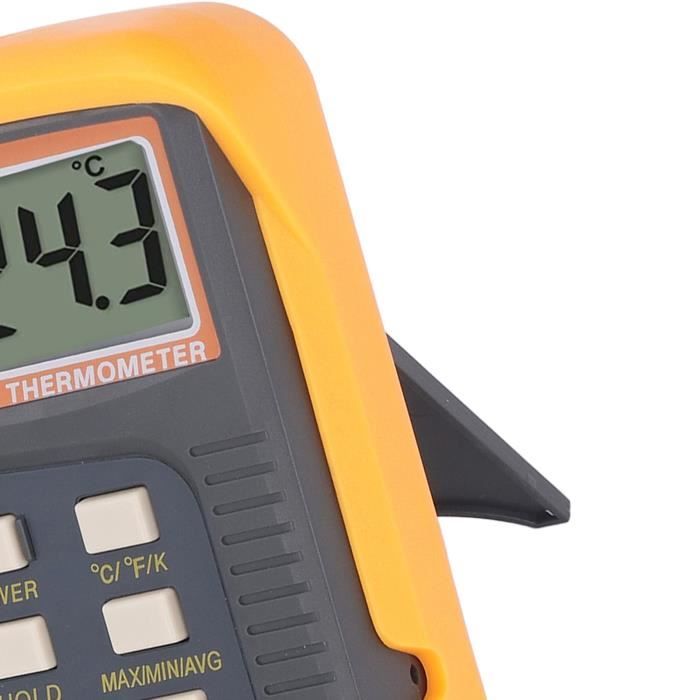 Thermomètre Numérique Type K -50 à +1300°C - Monocanal - Affichage LCD - Pour Cuisine, Soudure, DIY