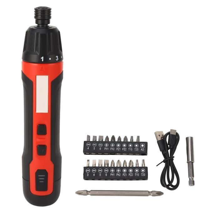 Kit de Tournevis électrique rechargeable TBEST - 20 embouts - 6N.m