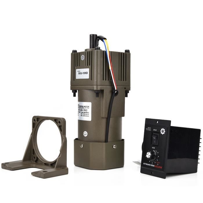 AC-reductiemotor, enkelfasige 220V asynchrone motor M590-502 versnelling 90~1650 tpm motor regelbare snelheidsmotor 90W 4-polig met controller (20K