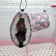 Cage suspendue pour Hamster, glisseur de sucre, hamac, lit balançoire, maison pour petits animaux, f HGY-1