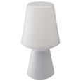 Lampe Extérieur LED Tactile RGB 23cm - SILUMEN - Blanc - Contemporain - Design-1