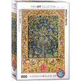 Puzzle 1000 pièces Eurographics - Tapisserie de l'arbre de vie - Jaune - Adulte - 1000 pièces - Mixte-1