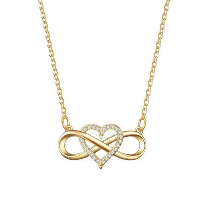 Collier Superposé Délicat Pour Femme – Or 14 Carats Plaqué – Chevrons – Neuf Avec étiquettes