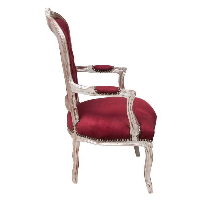 Fauteuil Louis XVI de style français en hêtre massif - L6826
